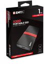 EMTEC X200 - 1000 GB - USB Typ-C - 3.2 Gen 1 (3.1 Gen 1) - 450 MB/s - Schwarz - Rot