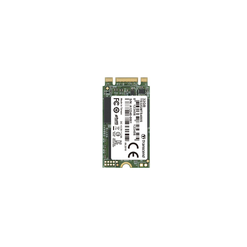 Transcend TS32GMTS400S - 32 GB - M.2 - 280 MB/s - 6 Gbit/s