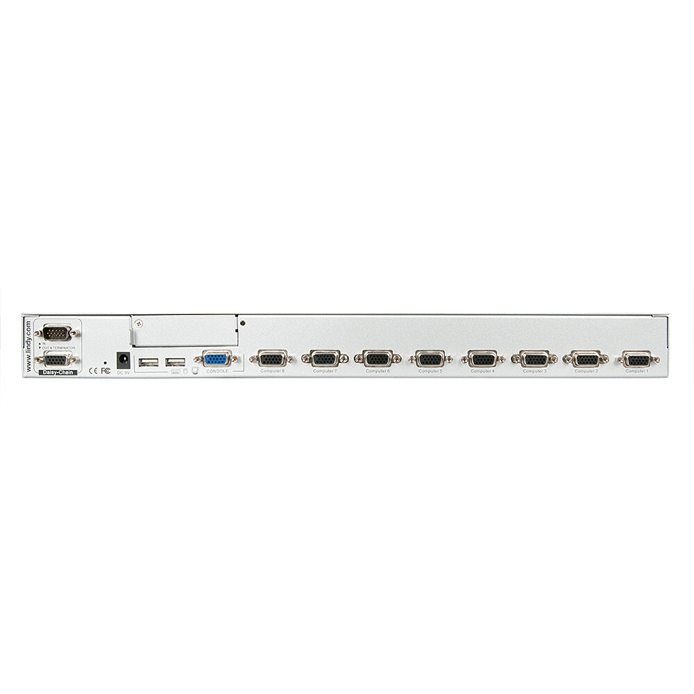 Lindy KVM Switch 8 Port VGA USB & PS/2 Combo - KVM-Umschalter - 8-Port