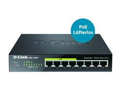 D-Link DGS-1008P/E - L2 - Vollduplex - Power over Ethernet (PoE)