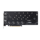 ASUS Hyper M.2 x16 Gen 4 - PCIe - M.2 - PCIe 4.0 - Silber - PC - Aktiv