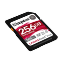 Kingston 256GB Canvas React Plus SDXC UHS-II 300R/260W U3 V90 for Full HD/4K/8K - Extended Capacity SD (SDXC)