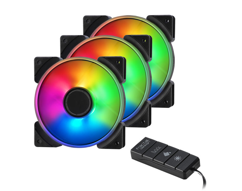 Fractal Design Adjust R1 - Universal - RGB-Steuerung - Schwarz - 5 V - 2,6 A - 17 mm