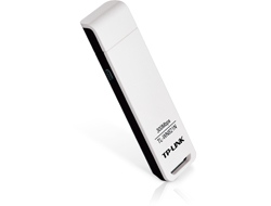 TP-LINK Wireless-N-USB-Adapter - Kabellos - USB - WLAN - Wi-Fi 4 (802.11n) - 300 Mbit/s - Schwarz - Weiß