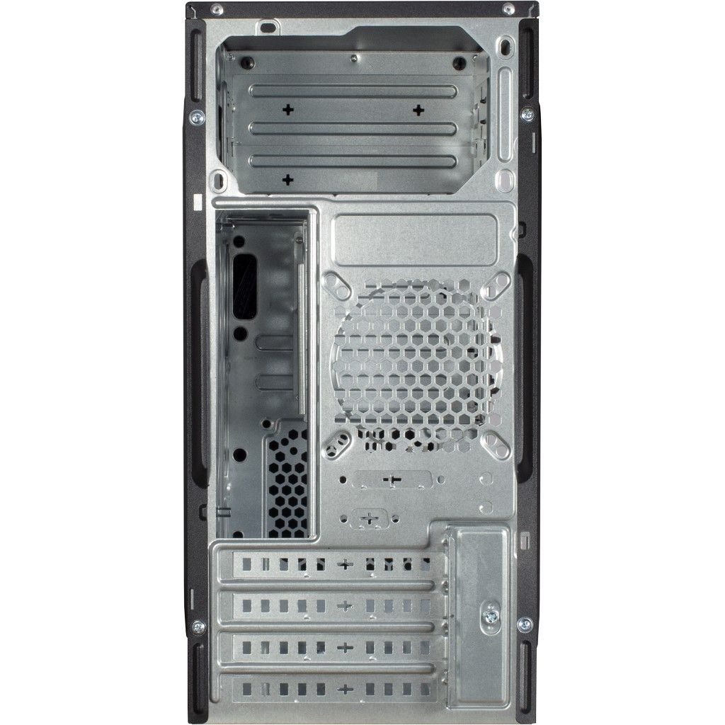 Inter-Tech IT-6502 Romea - Micro Tower - PC - Schwarz - uATX - 14 cm - 29 cm