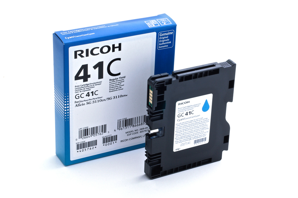 Ricoh 405762 - Original - Cyan - Ricoh Aficio SG 3110DN - SG 3110DNw - SG 3100SNw - SG 3110SFNw - SG 7100DN - SG K3100DN - 1 Stück(e) - Tintenstrahldrucker - Standardertrag