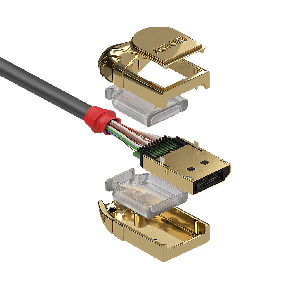 Lindy Gold - DisplayPort-Kabel - DisplayPort (M) bis DisplayPort (M)