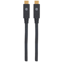 Manhattan USB 3.1 Typ C Gen1-Kabel - Typ C-Stecker auf Typ C-Stecker - 5 Gbit/s - 2 m - schwarz - 2 m - USB C - USB C - USB 3.2 Gen 1 (3.1 Gen 1) - 5000 Mbit/s - Schwarz