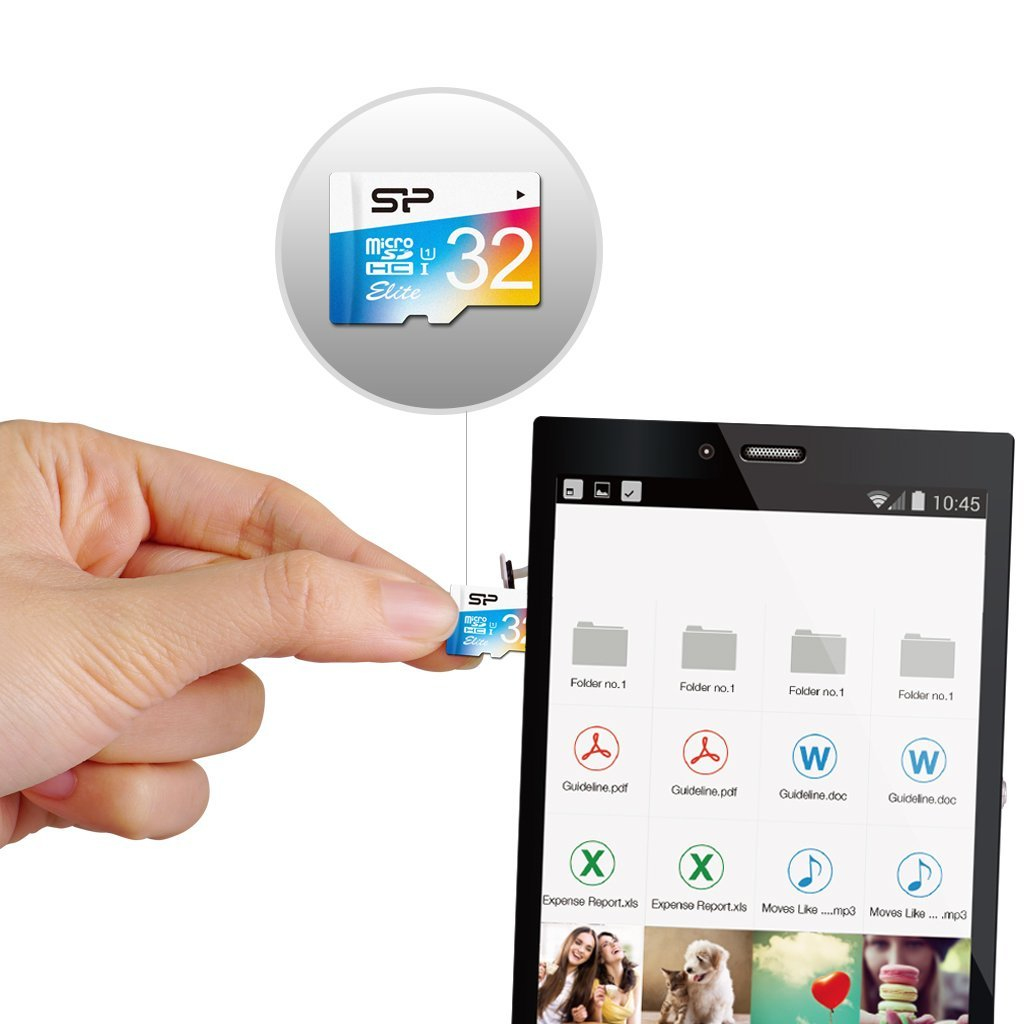 Silicon Power Elite - Flash-Speicherkarte (SD-Adapter inbegriffen) - 32 GB