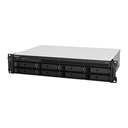 Synology RackStation RS1221+ - NAS - Rack (2U) - Ryzen Embedded - V1500B - Schwarz