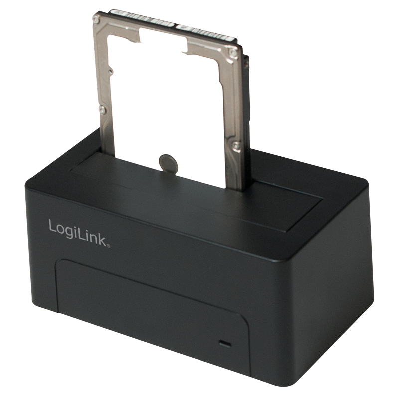LogiLink QP0026 - Festplatte - SSD - SATA - Serial ATA II - Serial ATA III - 2.5,3.5 Zoll - USB 3.2 Gen 1 (3.1 Gen 1) Type-B - 5 Gbit/s - Schwarz