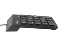 Equip USB Nummernblock Tastatur - Keypad - USB - Universal - Schwarz - Kunststoff - 1,35 m - CE