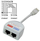 Lindy Port Doubler UTP 2 x Fast Ethernet 10/100über nur ein