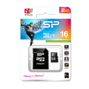 Silicon Power Flash-Speicherkarte - 16 GB - inkl. Adapter