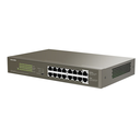 Tenda TEG1116P-16-150W - Unmanaged - L2 - Gigabit Ethernet (10/100/1000) - Power over Ethernet (PoE)