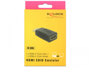 Delock 63320 - 1 x HDMI-A 19 pin - 1 x HDMI-A 19 pin - Schwarz