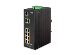 Planet IGS-10020HPT - Managed - L2+ - Gigabit Ethernet (10/100/1000) - Full duplex - Power over Ethernet (PoE) - Wall mountable