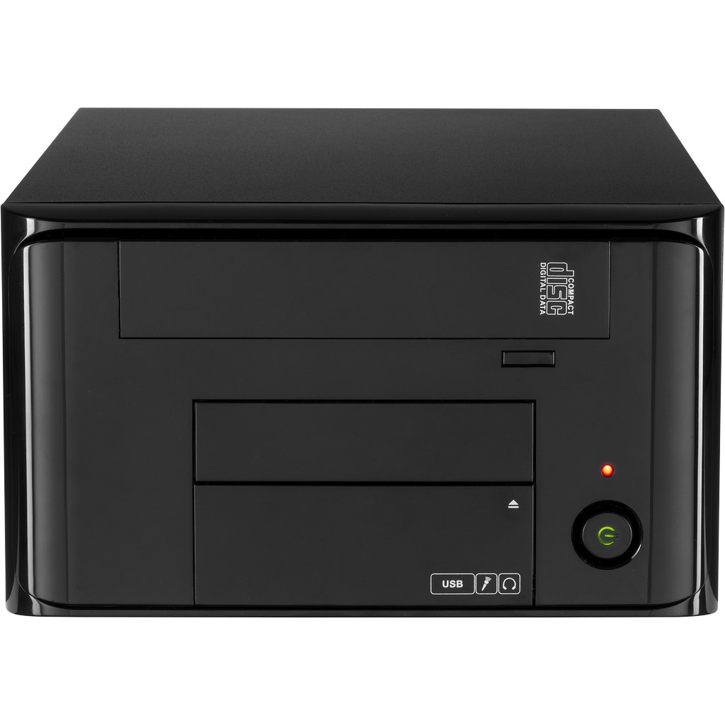 Inter-Tech MI-008 ITX - PC - Black - Mini-ITX - 4 cm - 27 cm - SFX