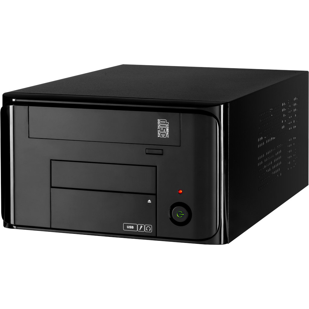 Inter-Tech MI-008 ITX - PC - Black - Mini-ITX - 4 cm - 27 cm - SFX