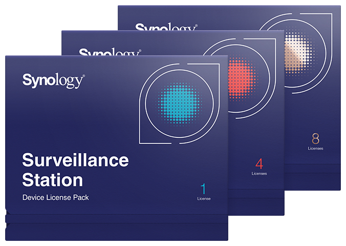 Synology Device License 4 Kamera - Software - Electronic/Key Only
