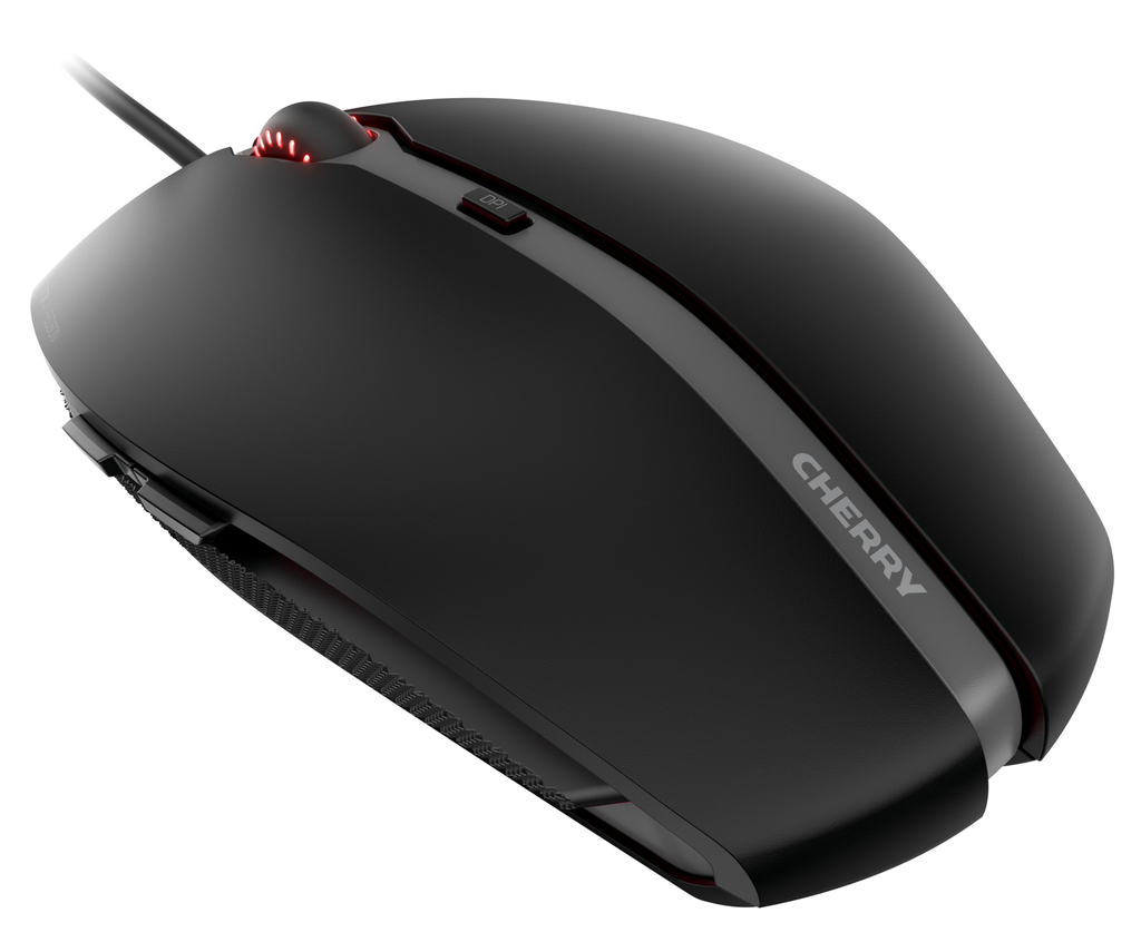 Cherry GENTIX 4K Corded Mouse - Black - USB - Ambidextrous - Optical - USB - 3600 DPI - Black