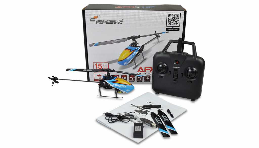 Amewi AFX4 XP - Helicopter - Ready-to-fly (RTF) - Electric engine - 1 rotors - 51 g