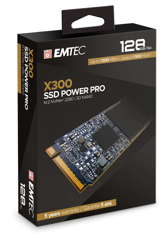 EMTEC X300 NVMe 128 GB - Solid State Disk