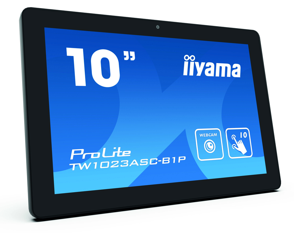 Iiyama ProLite TW1023ASC-B1P - 25,6 cm (10.1 Zoll) - 450 cd/m² - WXGA - LED - 16:10 - 25 ms