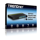 TRENDnet TPE-2840WS - Managed - Gigabit Ethernet (10/100/1000) - Vollduplex - Power over Ethernet (PoE) - Rack-Einbau - 1U