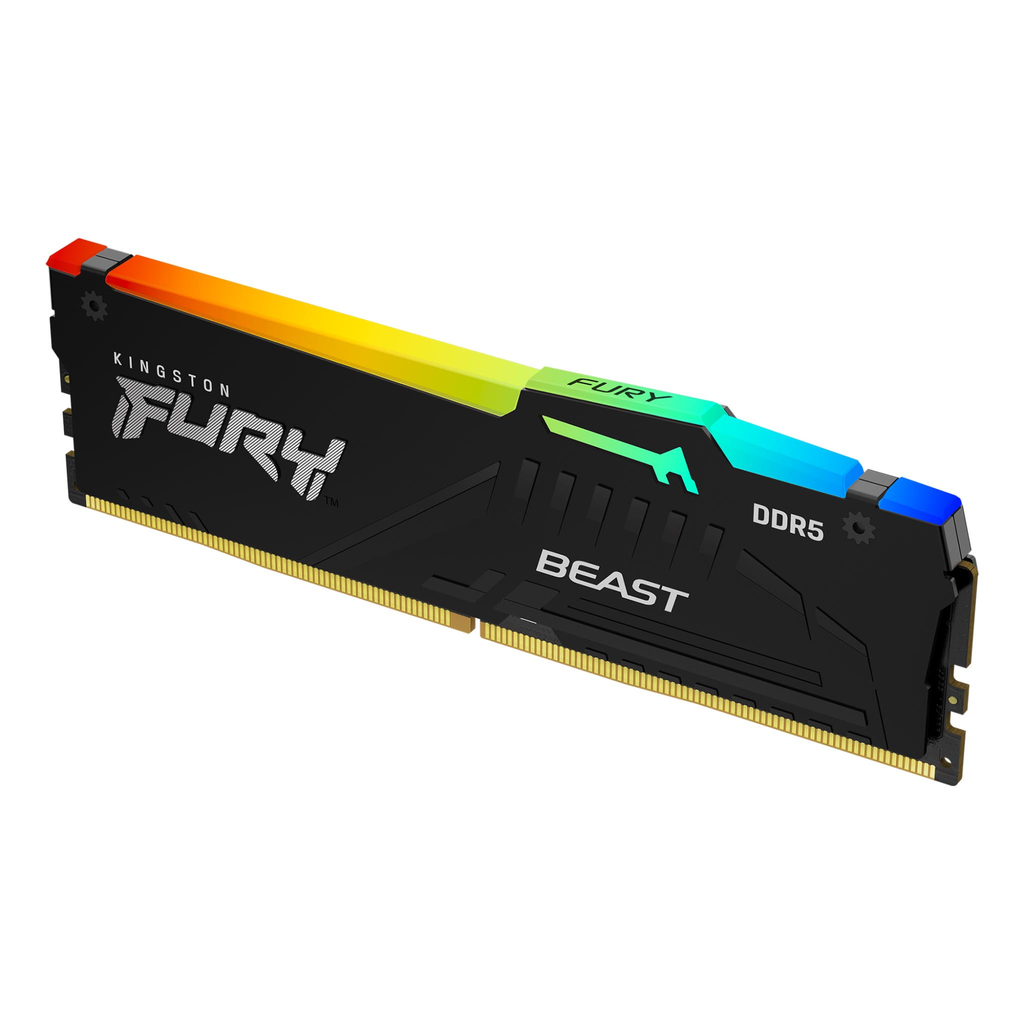 Kingston 16GB 5200 DDR5 DIMM FURY Beast RGB - 16 GB