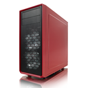 Fractal Design Focus G - Midi Tower - PC - Schwarz - Rot - ATX,ITX,Micro ATX - Weiß - Taschenlüfter - Vorderseite