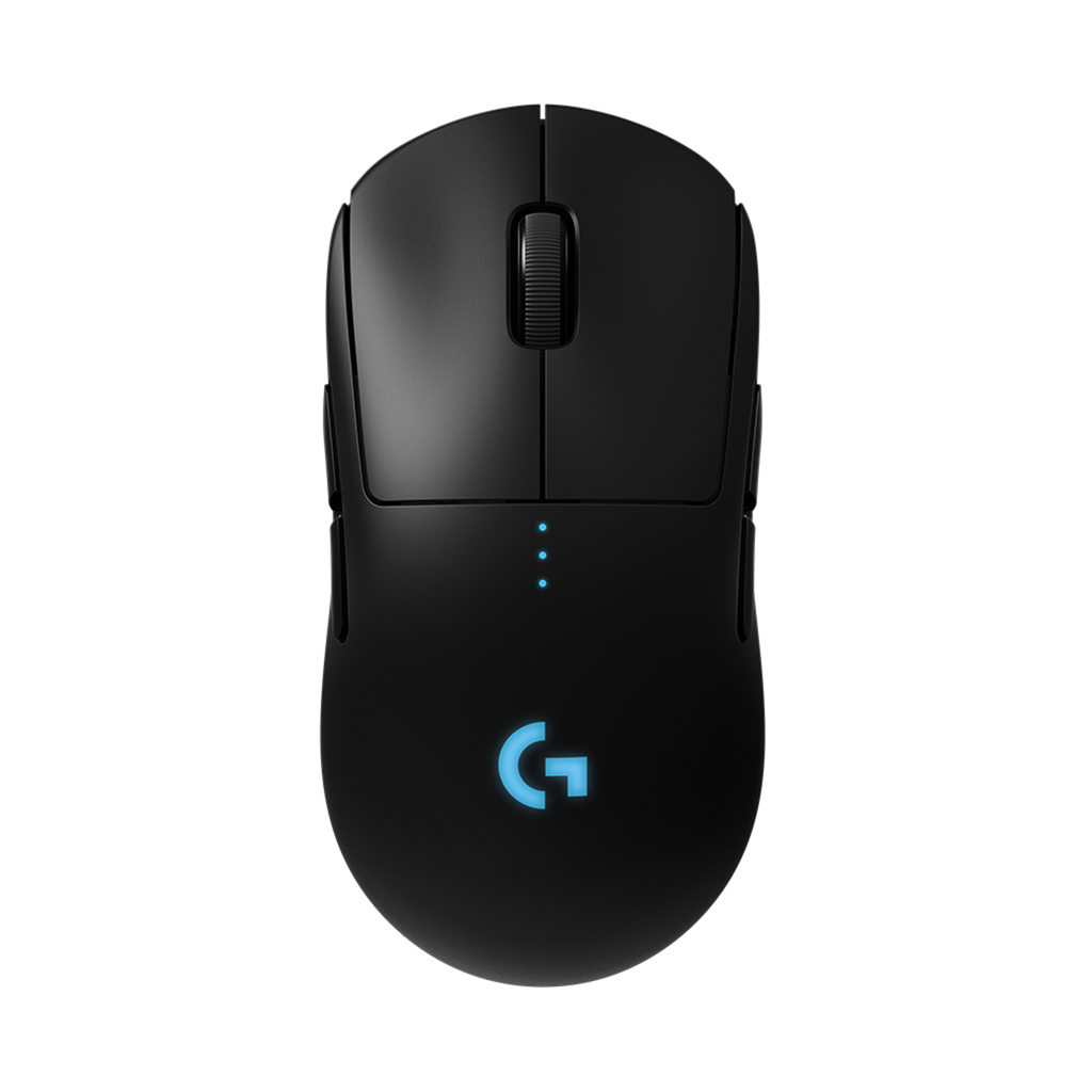 Logitech G PRO Wireless - rechts - Optisch - RF Wireless - 16000 DPI - Schwarz