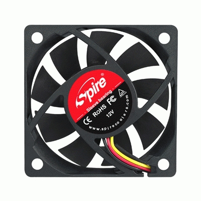 Fanner Tech Spire SP06015S1M3 - Computergehäuse - Ventilator - 6 cm - 4000 RPM - 27 dB - 16,4 cfm