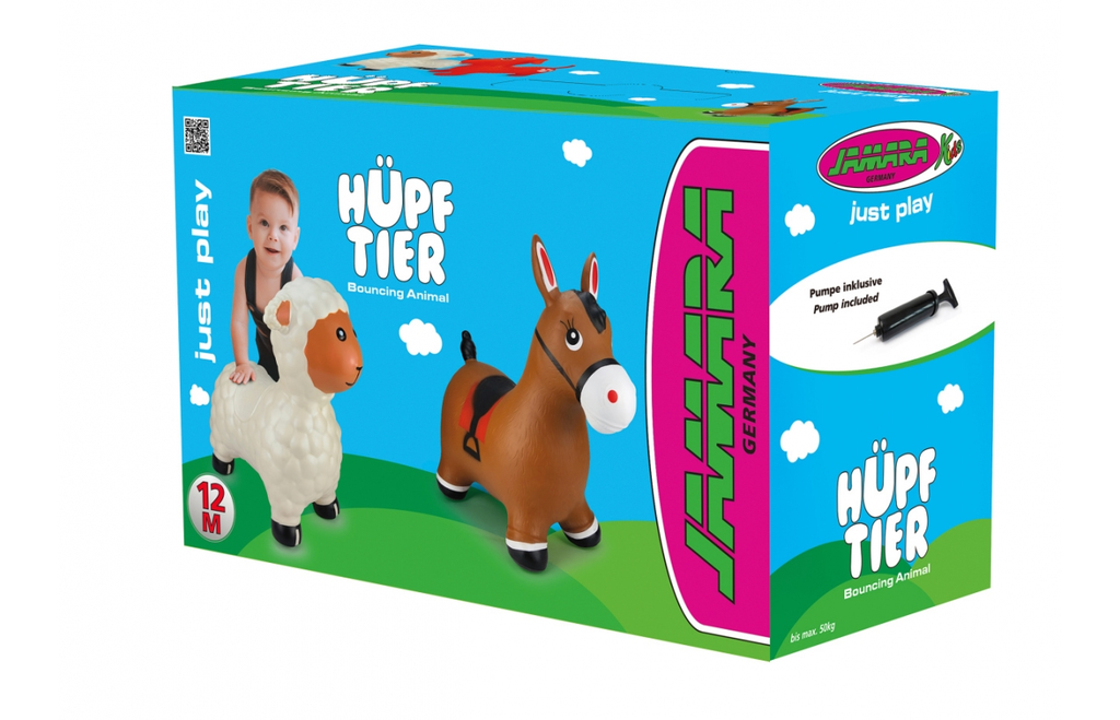 JAMARA Hüpftier Pferd braun mit Pumpe - Indoor - Tiere - Braun - Junge/Mädchen - 1 Jahr(e) - Pferd