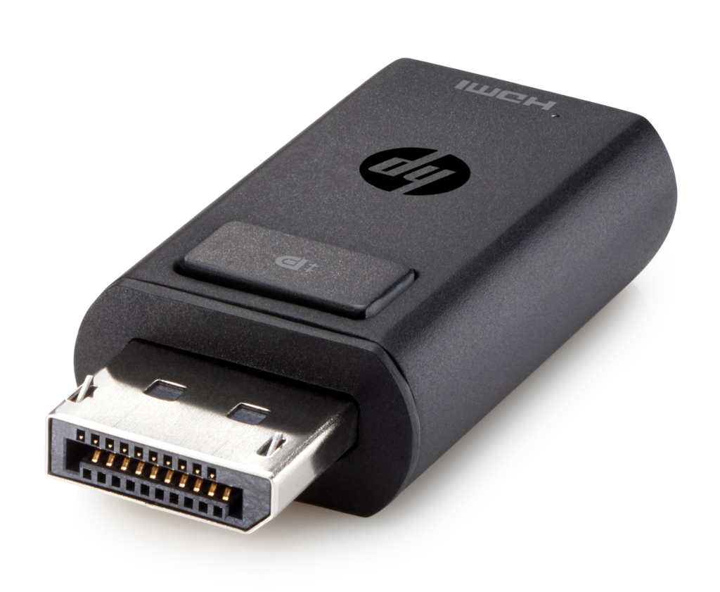 HP Adapter - DisplayPort auf HDMI 1.4 - DisplayPort - HDMI - Schwarz