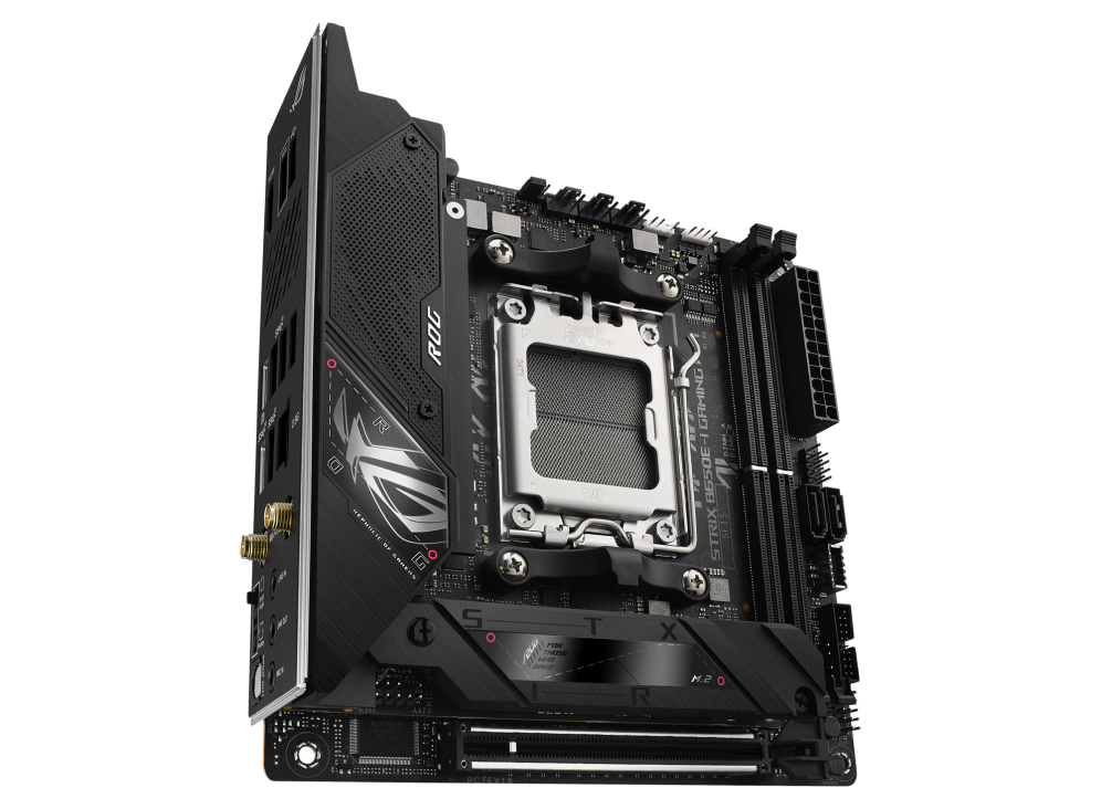 ASUS ROG STRIX B650E-I GAMING WIFI - AMD - Buchse AM5 - AMD Ryzen™ 7 - Buchse AM5 - DDR5-SDRAM - 64 GB