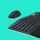 Logitech MK850 Performance - Standard - Kabellos - RF Wireless + Bluetooth - QWERTY - Schwarz - Maus enthalten