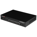 Edimax GS-5208PLG network switch Gigabit Ethernet 10/100/1000 Power over PoE - Switch - 1 Gbps