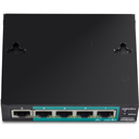 TRENDnet TE-FP051 - Unmanaged - Fast Ethernet (10/100) - Vollduplex - Power over Ethernet (PoE) - Wandmontage