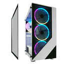 LC-Power Gehäuse Midi-Tower ATX 903W white USB3.0/Audio o.Netzteil Lucid_X - Midi/Minitower - ATX