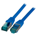 EFB Elektronik MK6001.0,25BL - 0,25 m - Cat6a - S/FTP (S-STP) - RJ-45 - RJ-45 - Blau