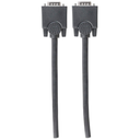 Manhattan SVGA Monitorkabel - HD15 Stecker auf HD15 Stecker - 3 m - schwarz - 3 m - VGA (D-Sub) - VGA (D-Sub) - Männlich - Männlich - Schwarz