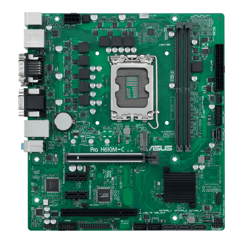 ASUS MB ASUS PRO H610M-C-CSM Intel 1700 DDR5 mATX - Mainboard - Intel Sockel 1700 (Core i)