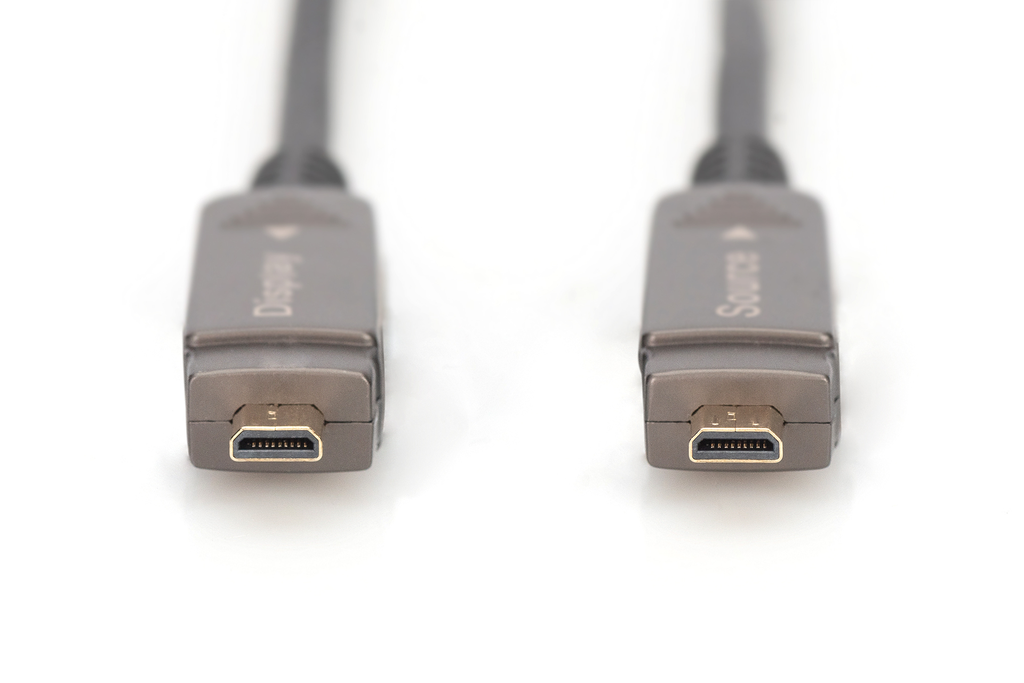 DIGITUS Glasfaserkabel HDMI AOC 10m HDMI->HDMI 4K abnehmbare Stecker - Digital/Display/Video - 10 m