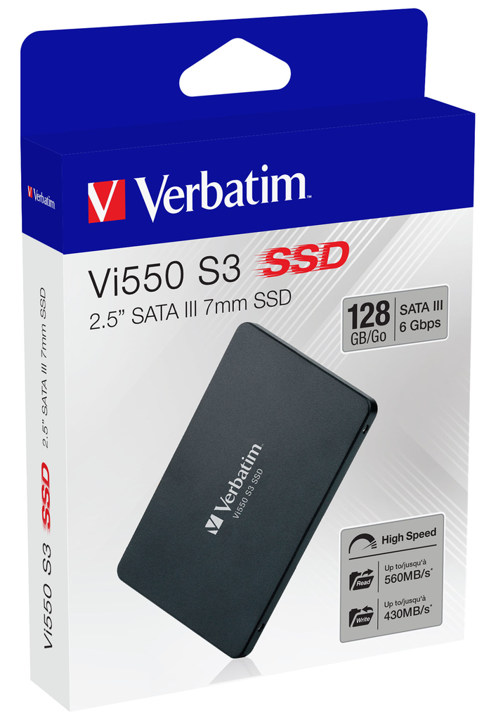 Verbatim Vi550 S3 SSD 256GB - 256 GB - 2.5" - 560 MB/s - 6 Gbit/s