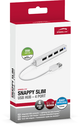 SPEEDLINK SNAPPY SLIM - USB 2.0 - 480 Mbit/s - Weiß - 0,08 m - USB