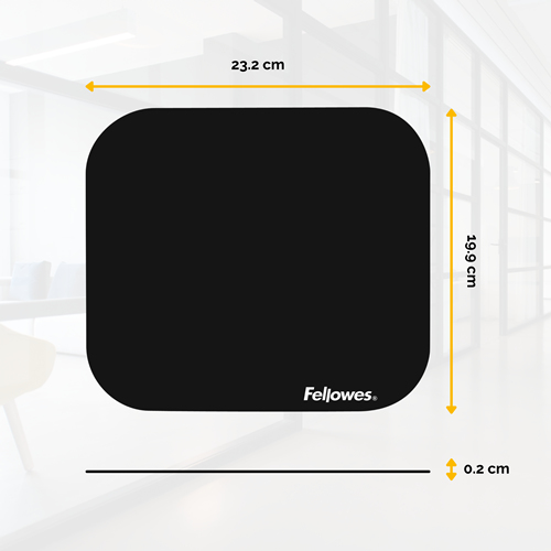 Fellowes 58024 - Schwarz - Einfarbig - Gummi