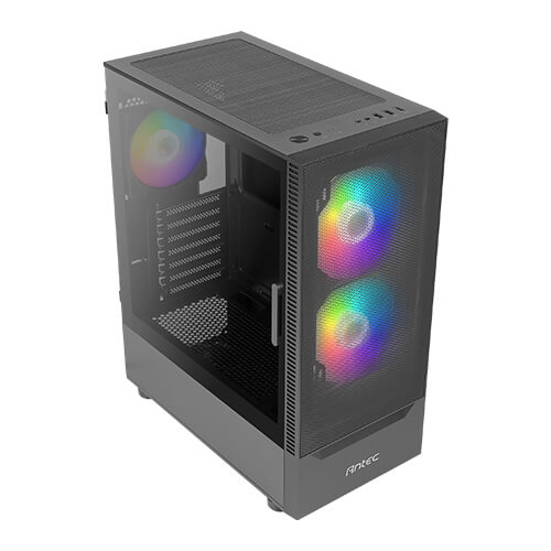 Antec NX 410 - Midi Tower - PC - ABS - SPCC - Grau - ATX - ITX - micro ATX - 16,8 cm