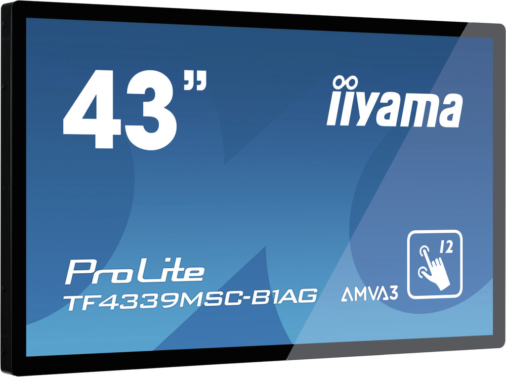 Iiyama ProLite TF4339MSC-B1AG - 109,2 cm (43 Zoll) - 400 cd/m² - Full HD - LED - 16:9 - 1920 x 1080 Pixel