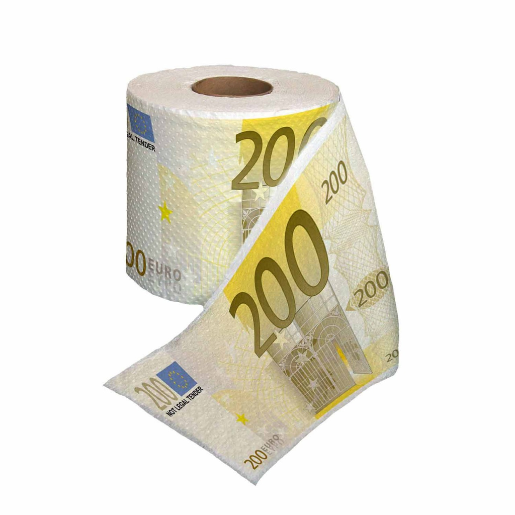 Thumbs Up ! Toilettenpapier"200Euro" weiß